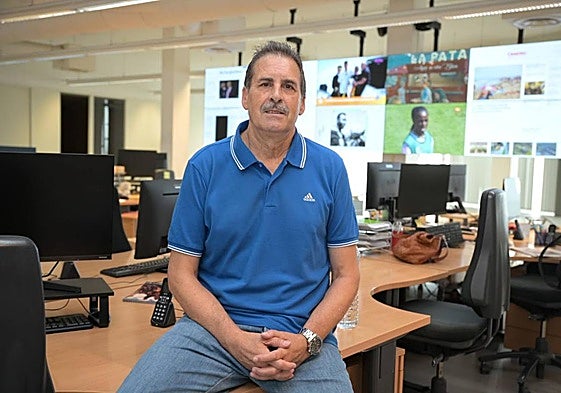 Gómez Perlado, este martes en la redacción de CANARIAS7.