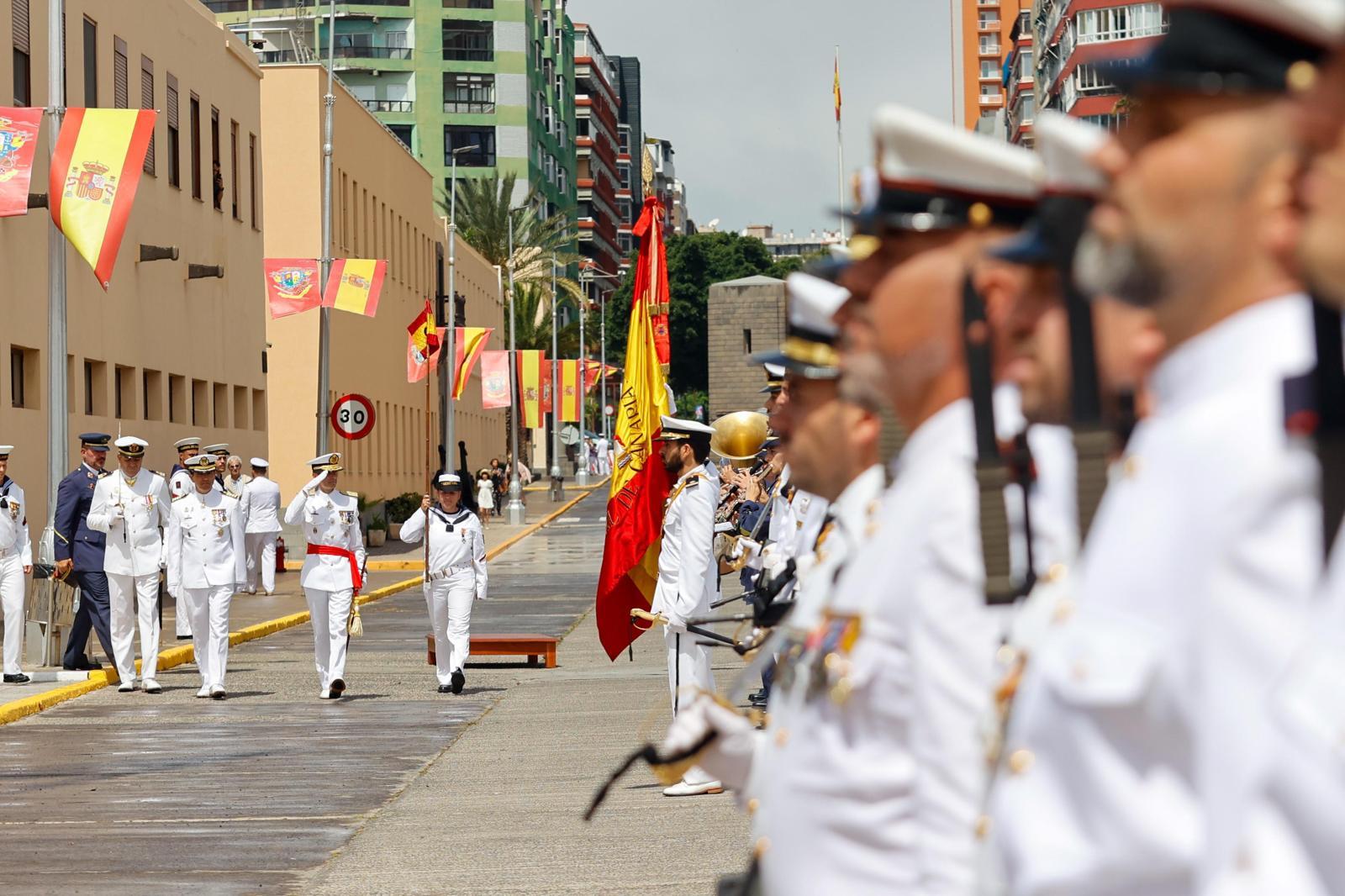 La celebración del Mando Naval de la Armada por la fiesta de la Virgen del Carmen, en imágenes