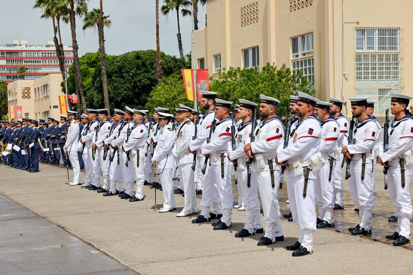 La celebración del Mando Naval de la Armada por la fiesta de la Virgen del Carmen, en imágenes