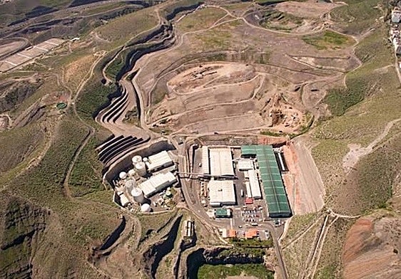 Vista aérea de las instalaciones de tratamiento de residuos del Ecoparque Norte.