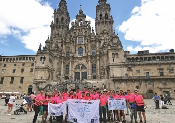 Pequeño Valiente cumple el reto de concluir el Camino de Santiago
