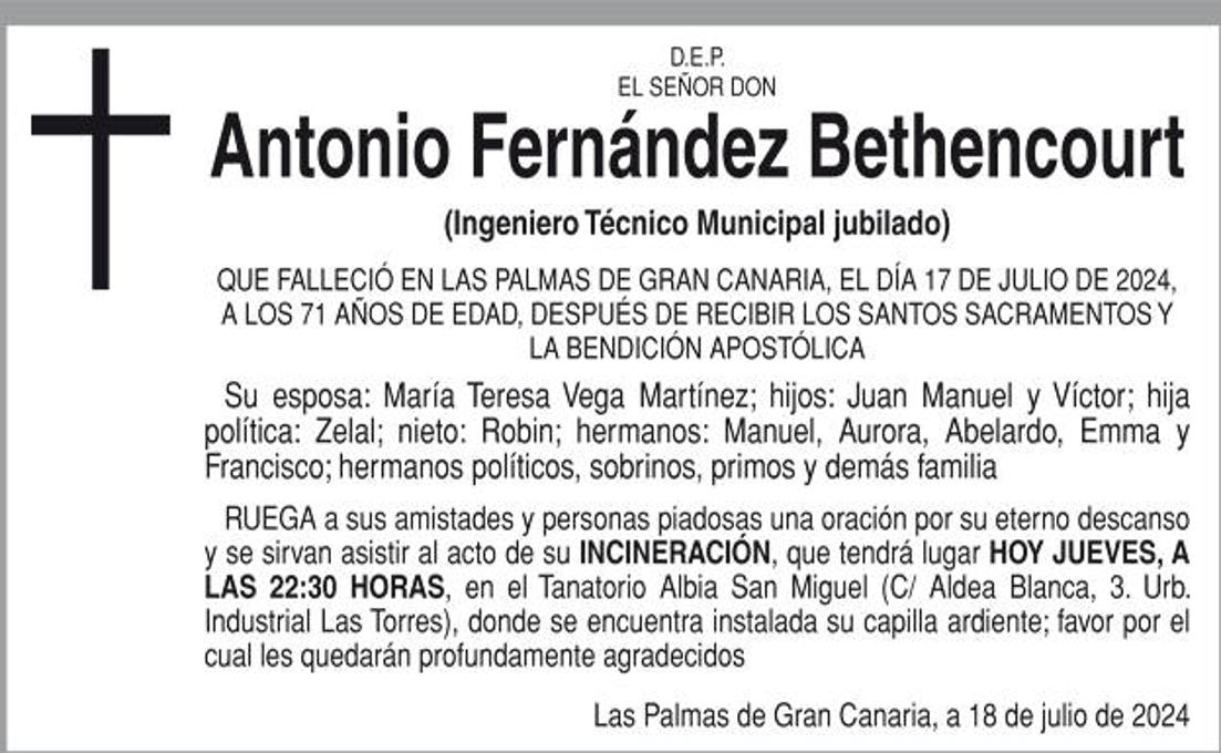 Antonio Fernández Bethencourt