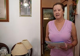 Vecina de Schamann pide ayuda para el problema de hundimiento de su casa