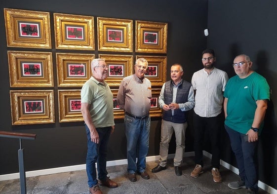 De izq. a dcha., Francisco Santiago, Sergio Gil, Álvaro Monzón, José Alejandro y Juan Ismael Santana.