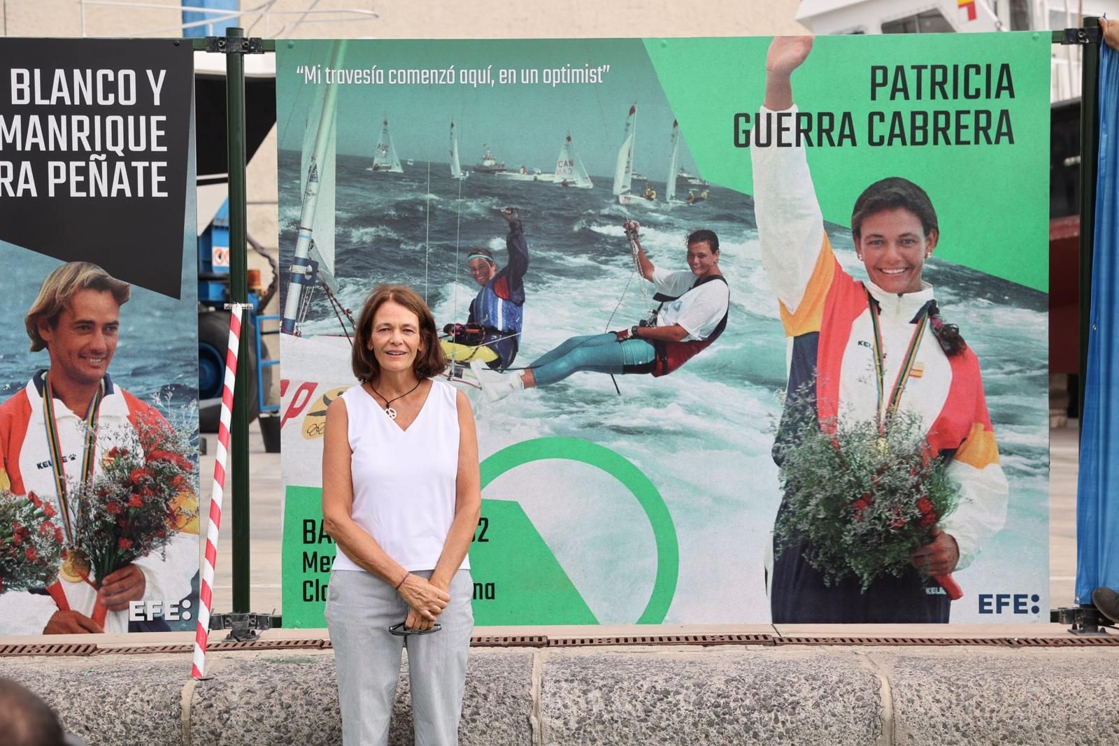 Las imágenes de la inauguración de los murales olímpicos en el Real Club Náutico