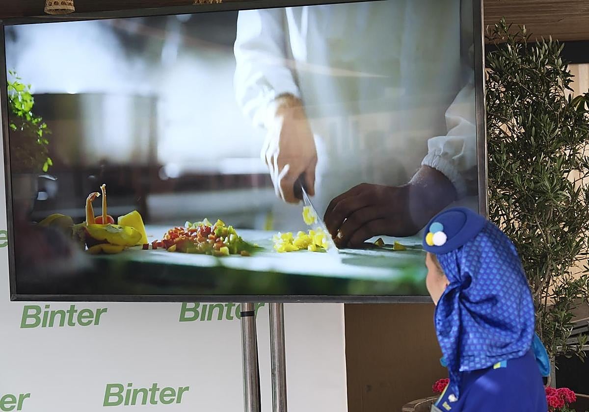 La presentación de los nuevos menús de Binter, en imágenes