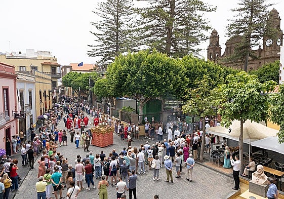 Imagen de la celebración del día de Santiago en Gáldar.