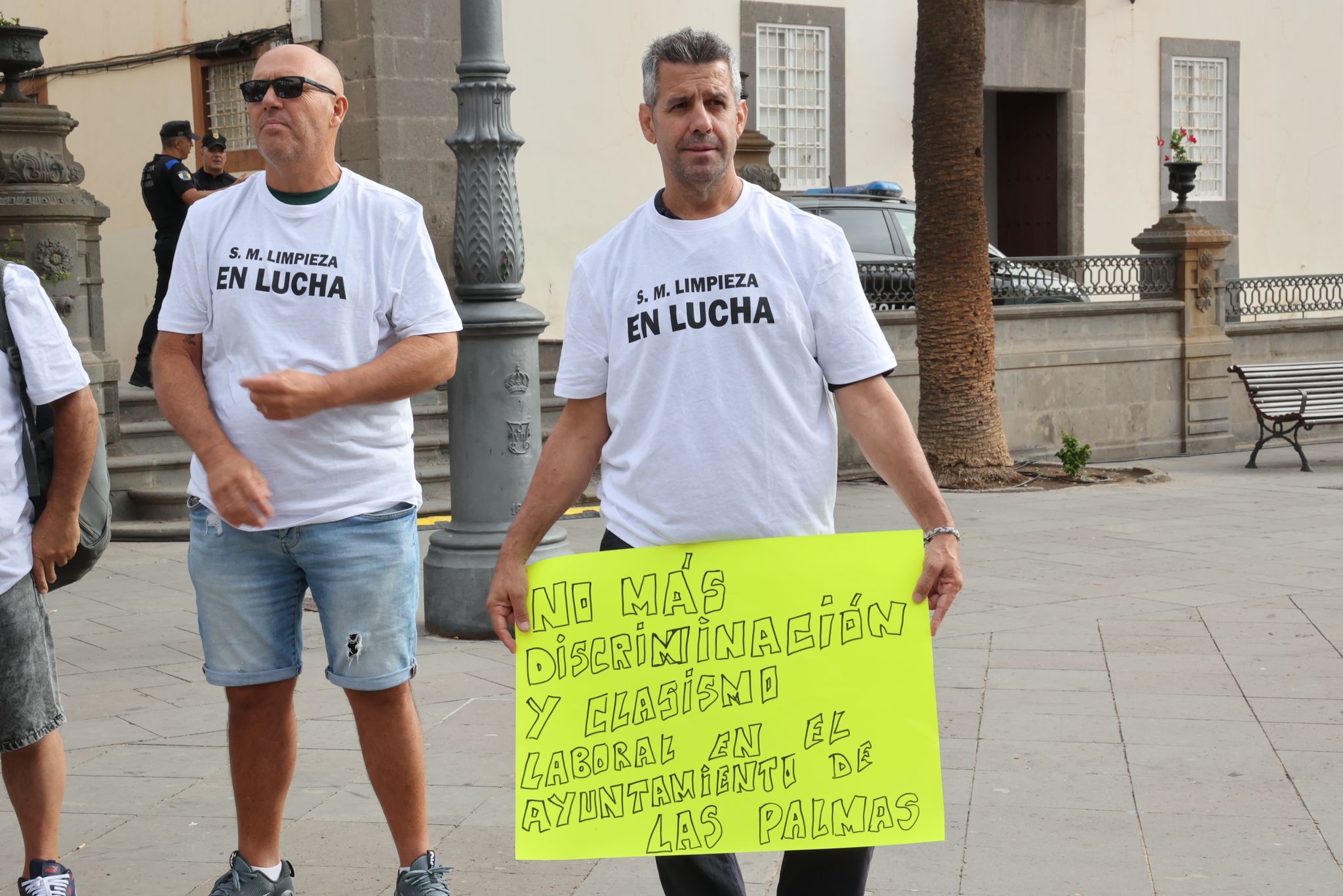 La manifestación de los trabajadores municipales, en imágenes