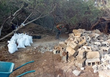 Retirados más de 25 metros cúbicos de residuos en las Dunas de Maspalomas