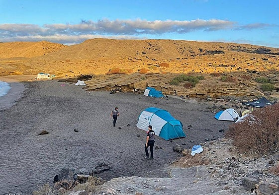 Imagen del suceso ocurrido en Montaña Pelada.