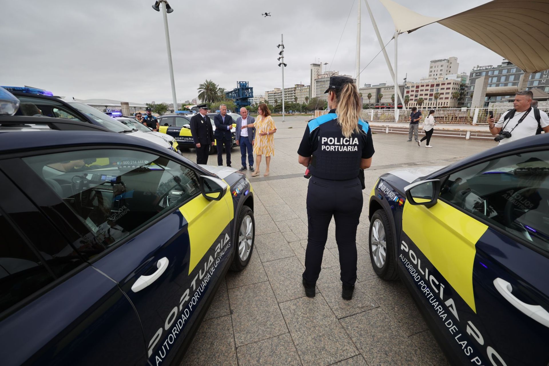 Los nuevos vehículos de la autoridad portuaria, en imágenes