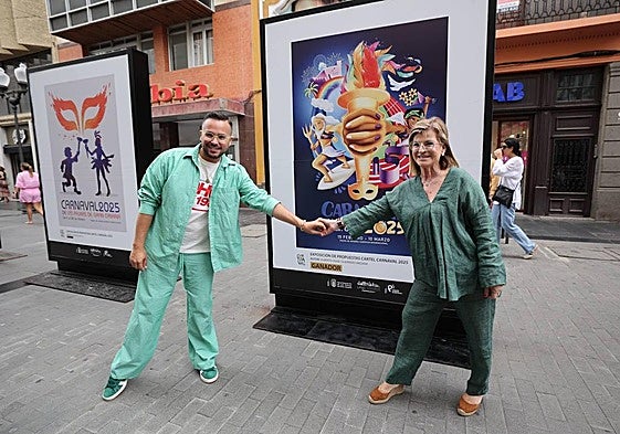 Inmaculada Medina y Josué Quevedo avanzaron este lunes el calendario del carnaval de Las Palmas de Gran Canaria de 2025.