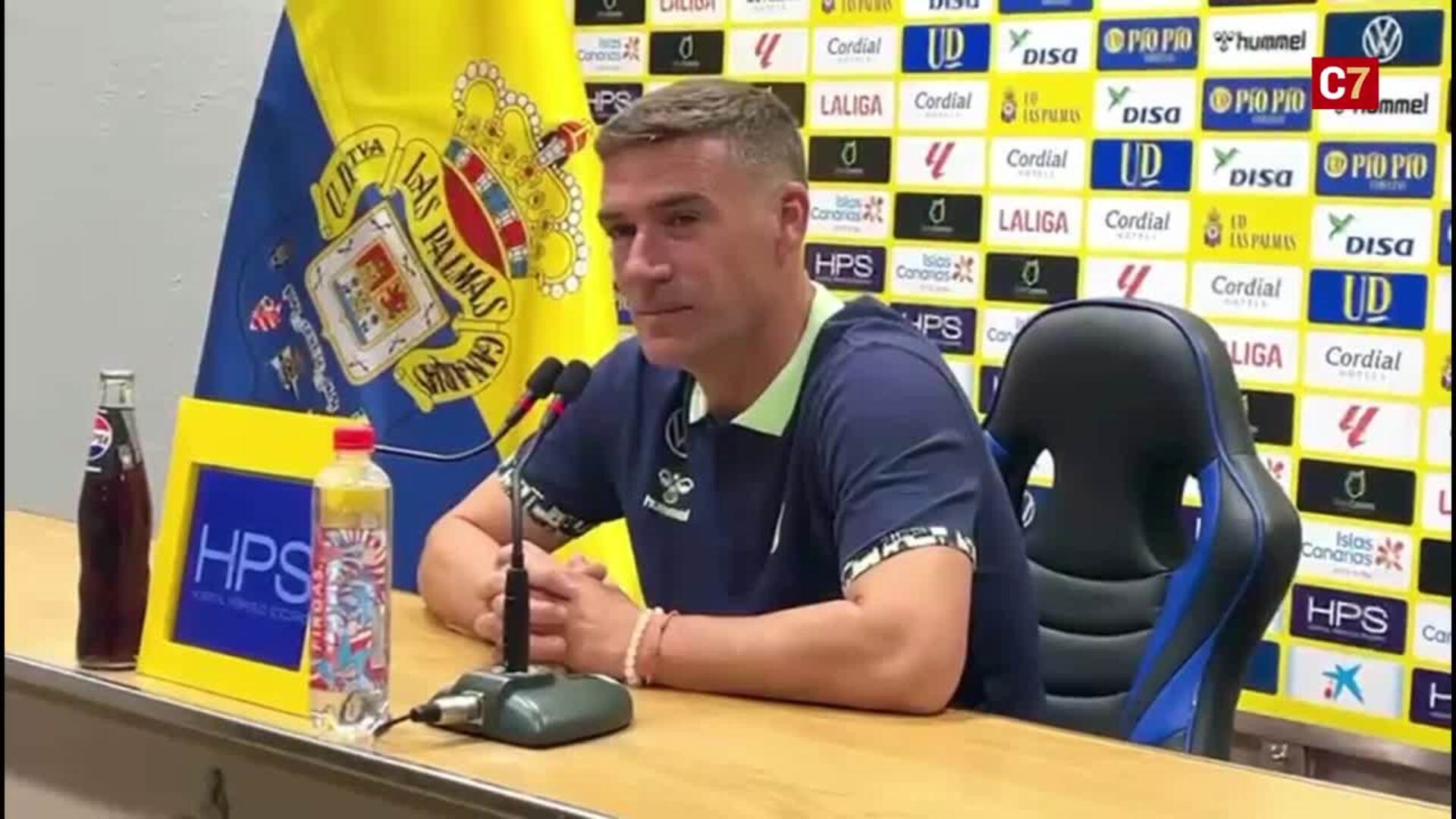 El entrenador de la UD, Luis Carrión, analiza el encuentro de este viernes frente al Sevilla FC