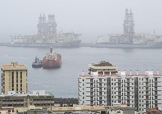 Nubosidad en la capital grancanaria.