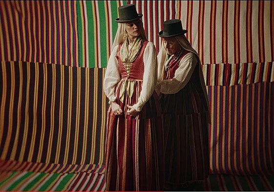 Uno de los momentos de la pieza audiovisual.