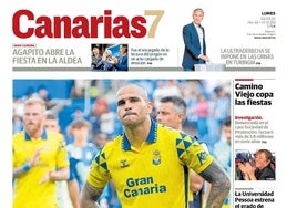 Vea la portada de CANARIAS7 de este lunes 2 de septiembre