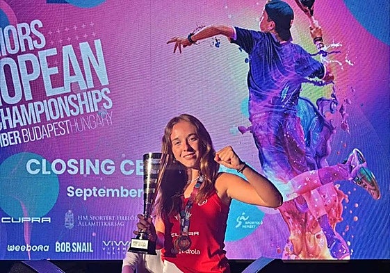 Raquel Eugenio se proclama campeona de Europa.