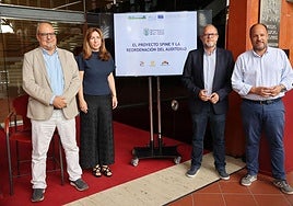 La presentación de la reordenación de la movilidad en el entorno del auditorio, en imágenes