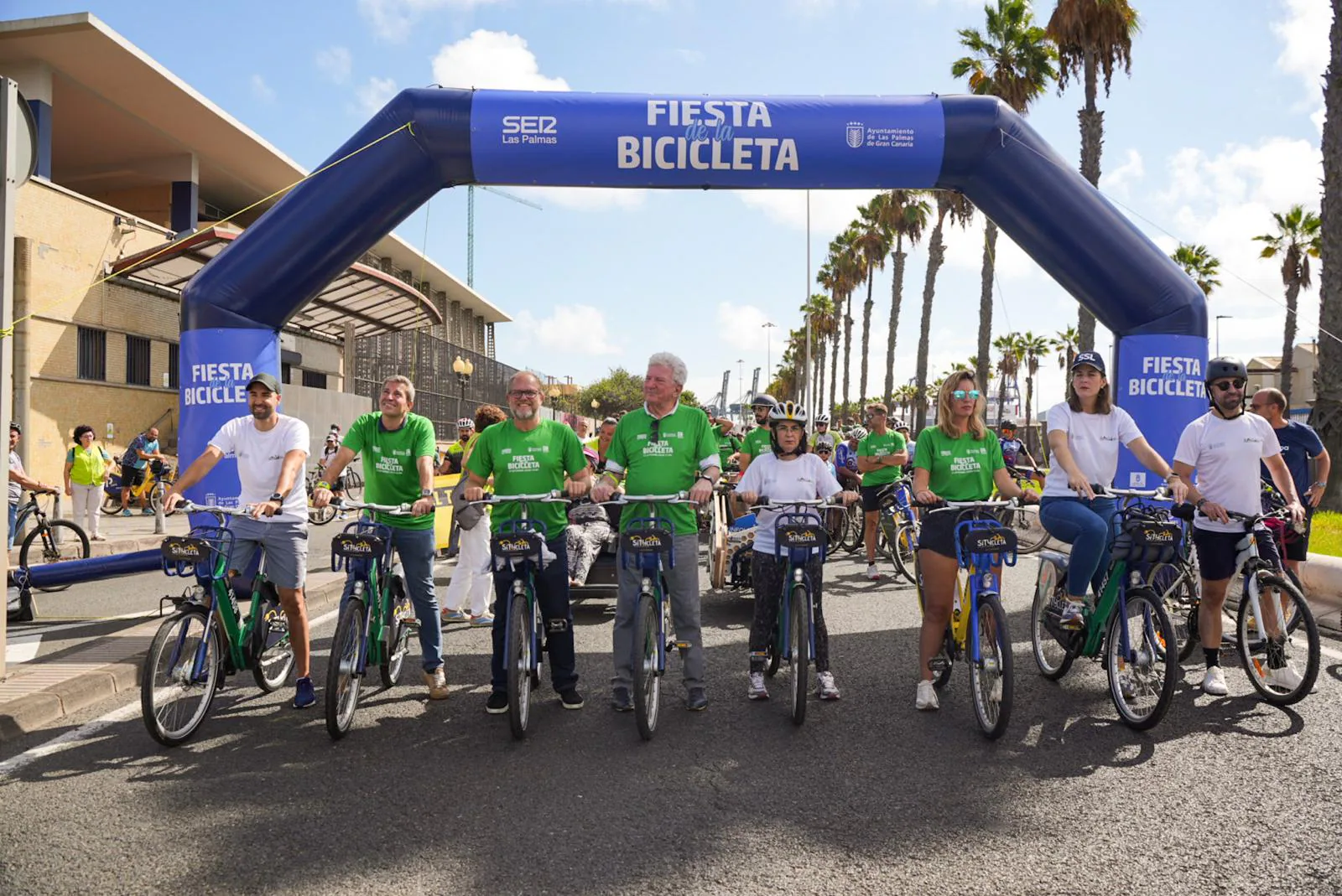 Las Palmas de Gran Canaria celebra el día de la bicicleta