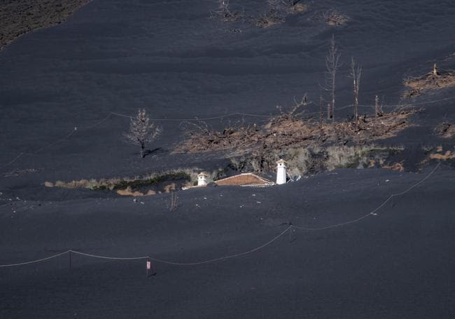 La llamada Casa de la Resistencia, destino de una de las rutas turísticos en torno al volcán.