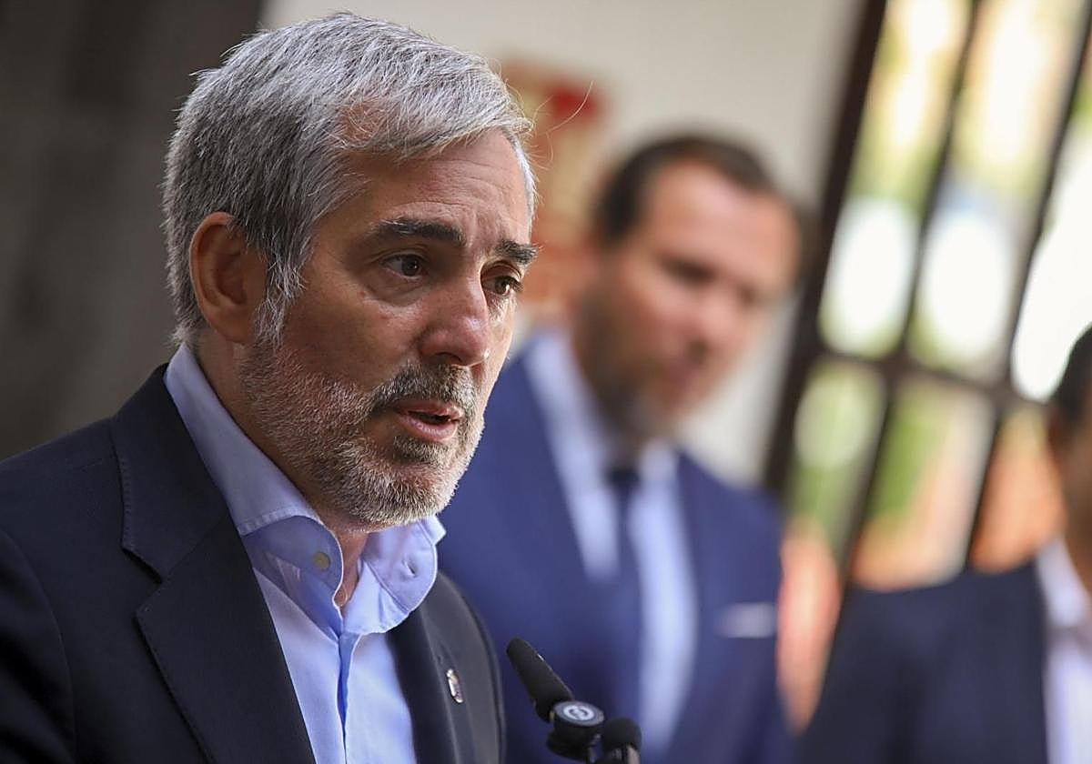 Clavijo espera que el acuerdo de menores llegue antes de ver a Sánchez, pero admite que hay tensión