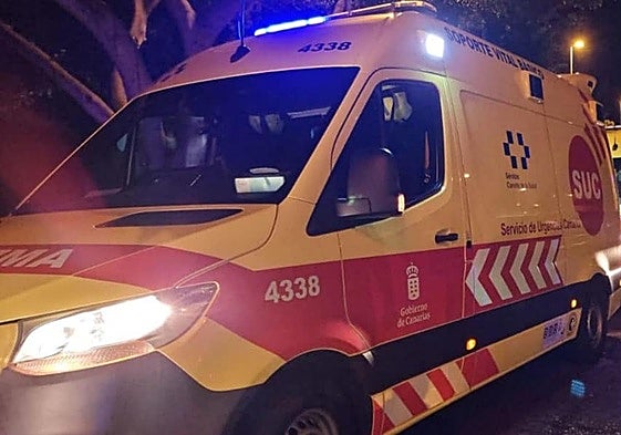 Ambulancias del SUC.