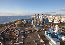 Central eléctrica de El Charco, en Puerto del Rosario.