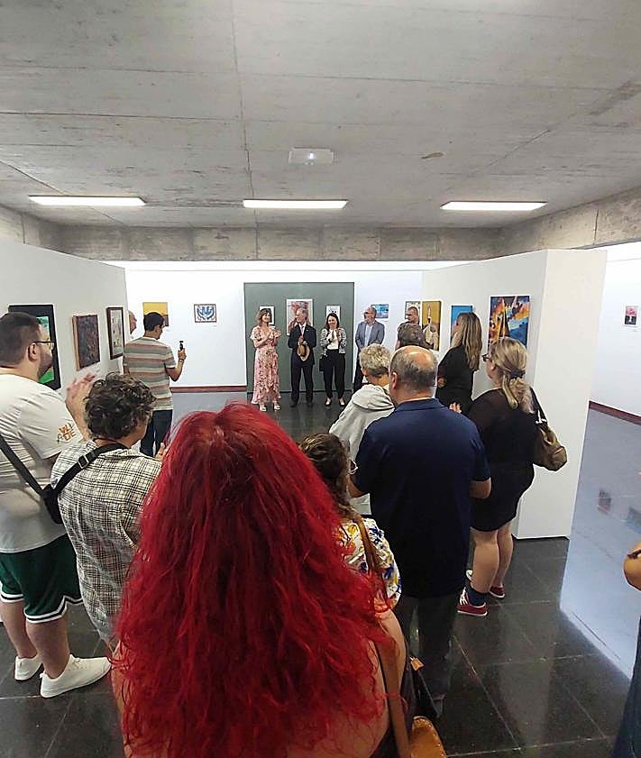 Imagen secundaria 2 - El CELP inaugura la cuarta edición de la exposición artística por el Día Mundial de la Salud Mental