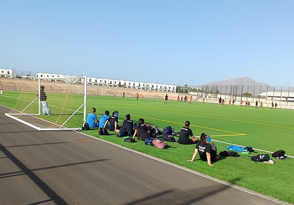 Campo de fútbol de Playa Blanca.