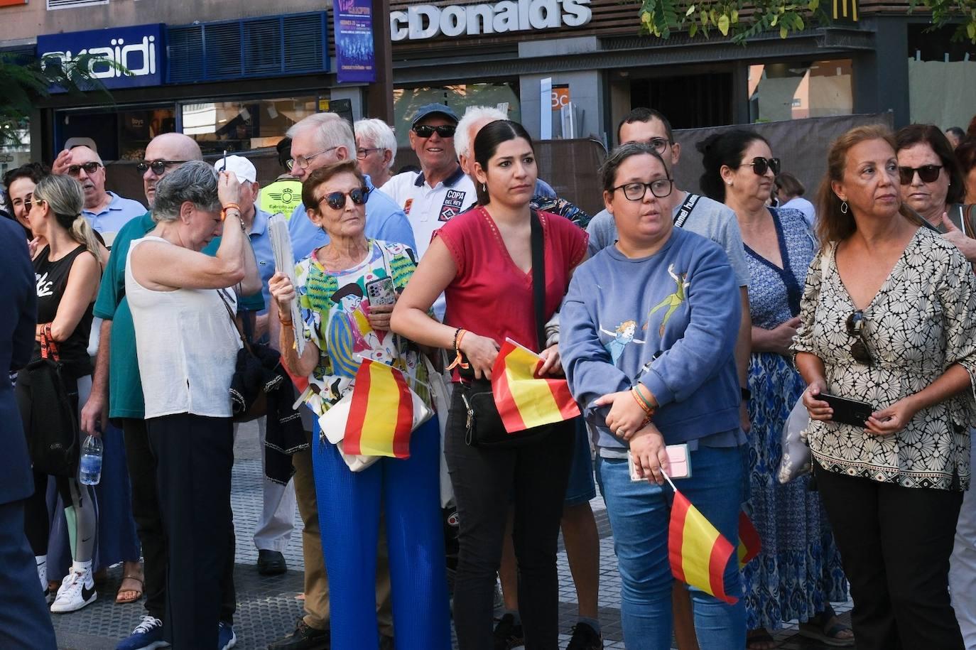 Orgullo, patria y nación en el izado de la bandera de Las Palmas de Gran Canaria