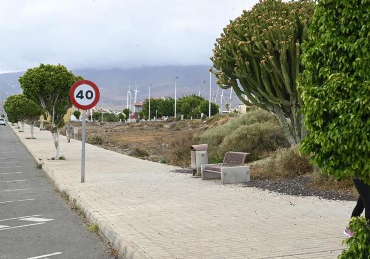 Imagen de archivo de la carretera de Los Corralillos.