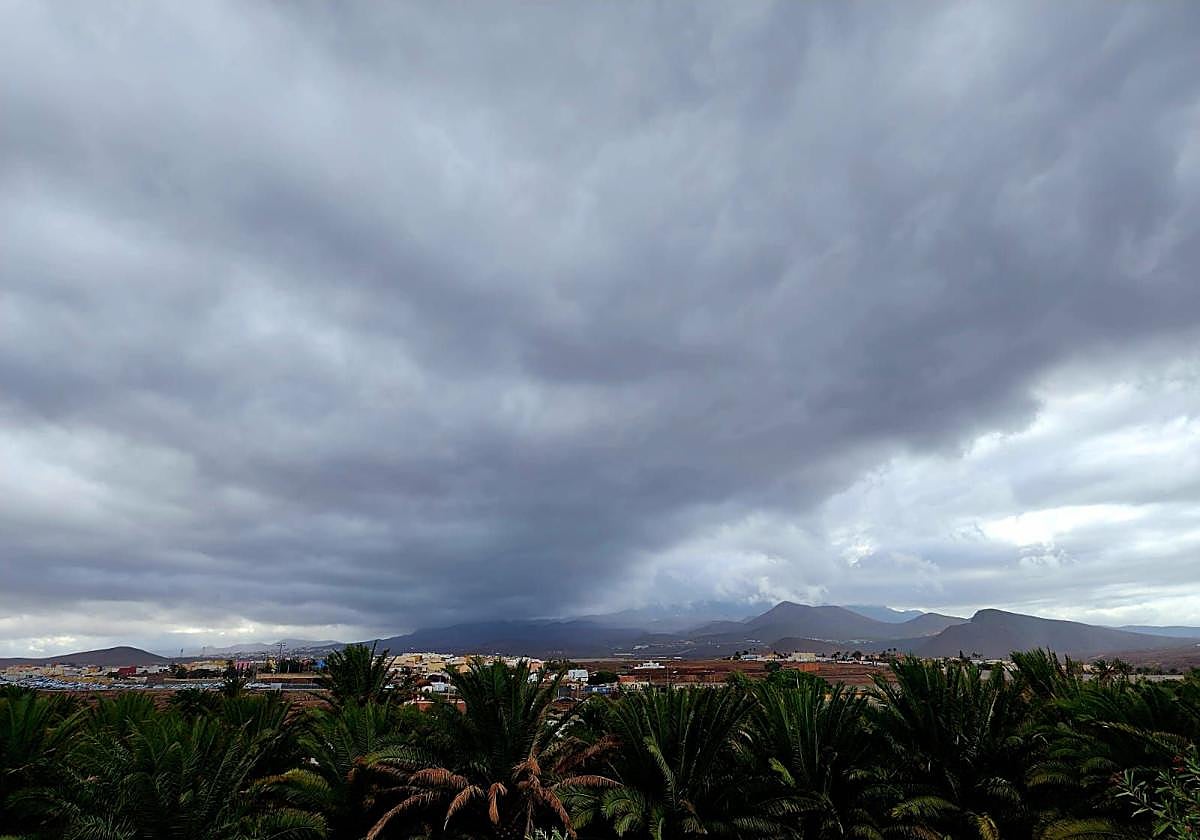 Cielos nubosos este domingo en Gran Canaria.