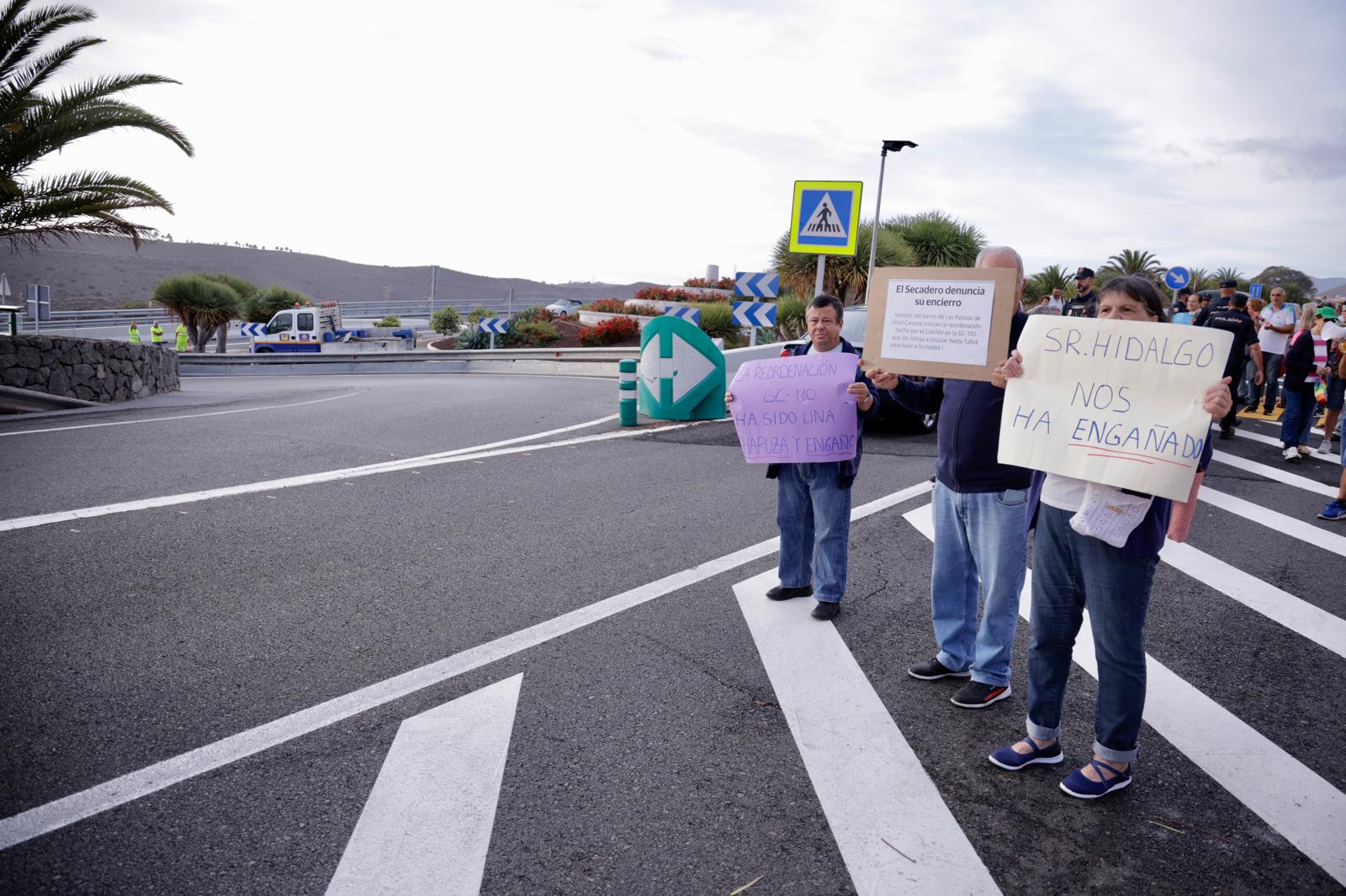 Las imágenes de las protestas en El Secadero
