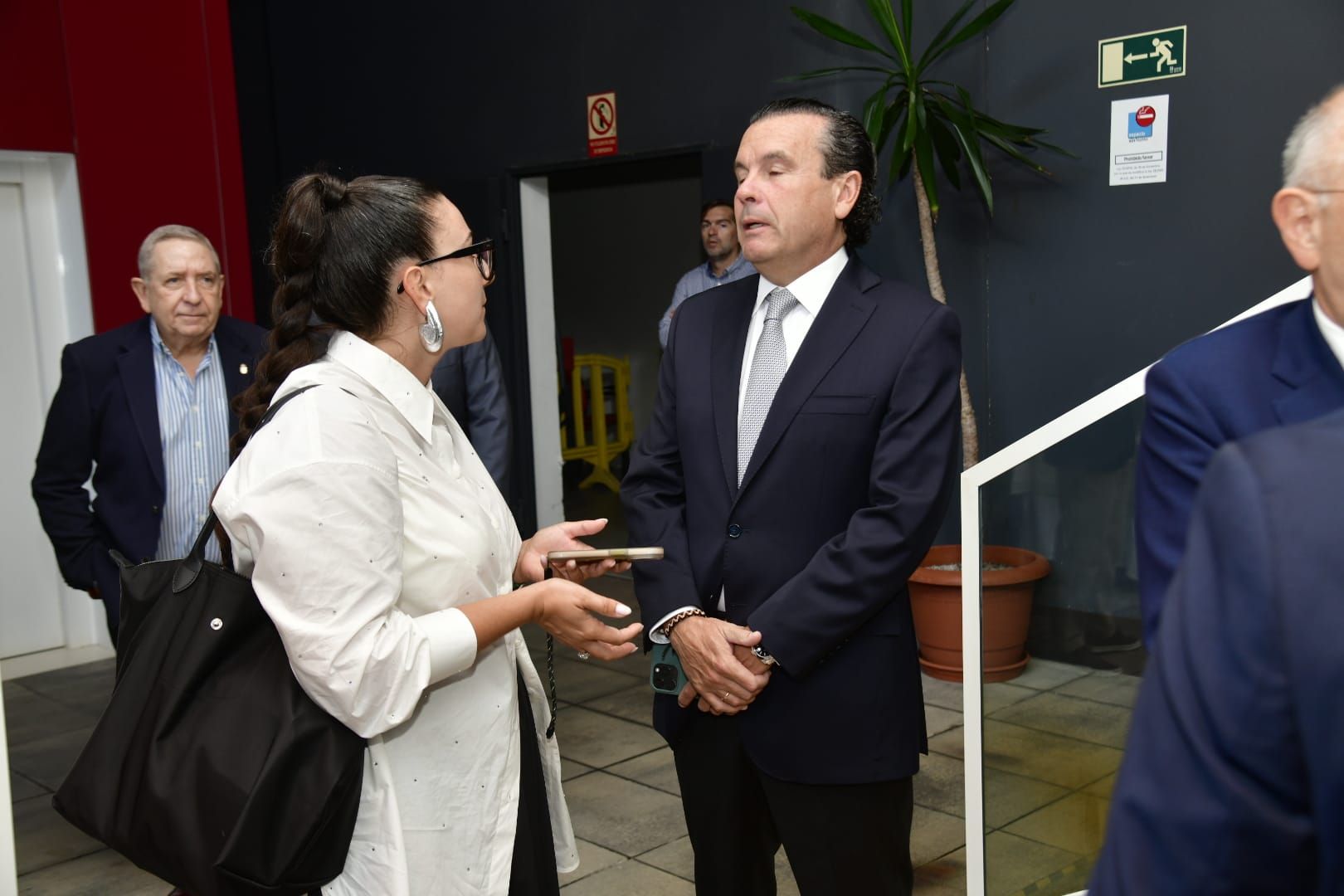 Las imágenes del encuentro con Fernando Clavijo en CANARIAS7