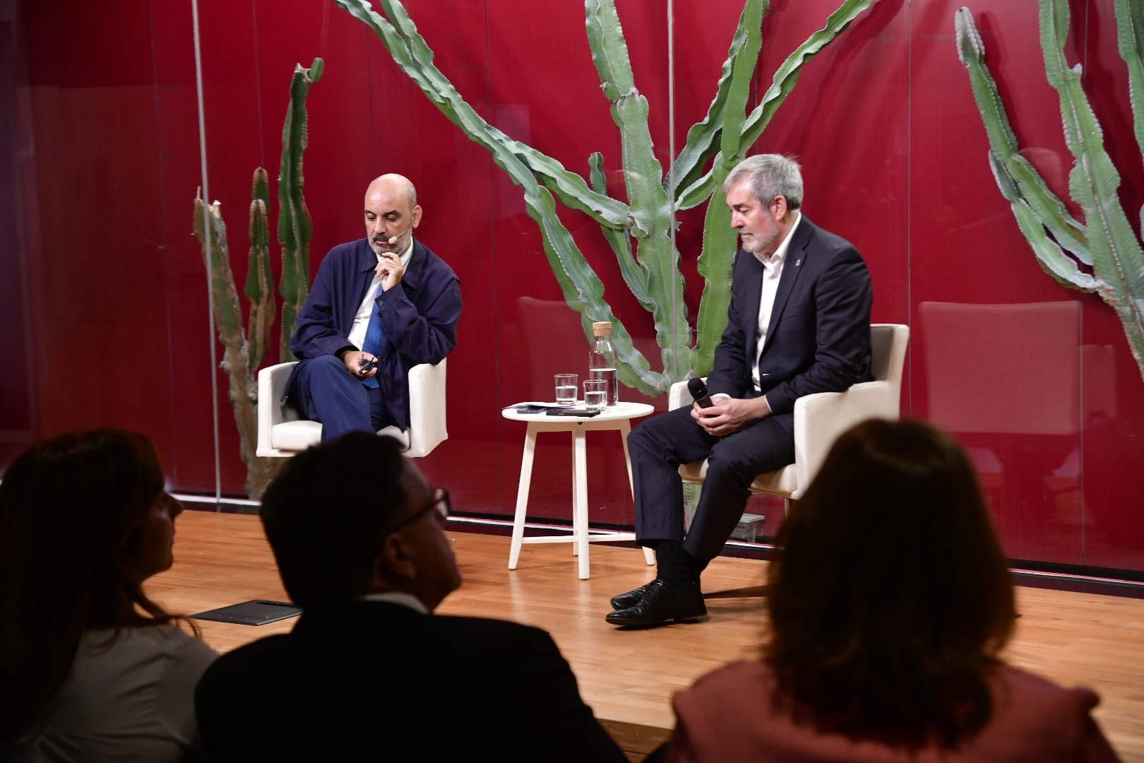 Las imágenes del encuentro con Fernando Clavijo en CANARIAS7