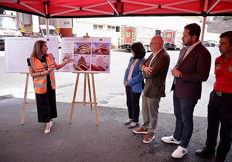 Presentación del proyecto de mejora de las instalaciones, este miércoles.