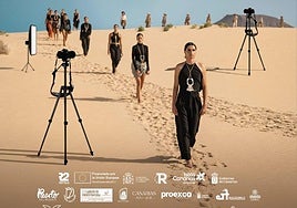 Cartel de la tercera edición de la semana de la moda majorera.