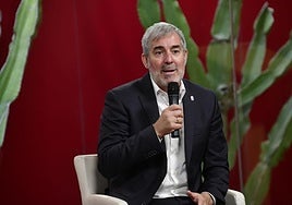 El presidente de Canarias, Fernando Clavijo, en las instalaciones de CANARIAS7.