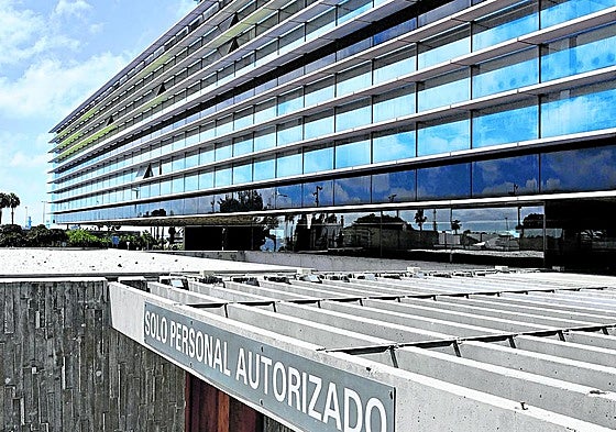 Imagen de los exteriores de la Ciudad de la Justicia de la capital grancanaria.