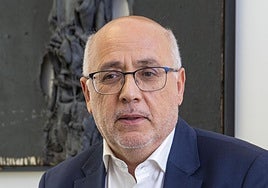 Antonio Morales, en su despacho en la sede del Cabildo grancanario.