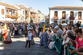 La Romería-Peregrinación del Rocío a la Virgen del Pino llega a Teror