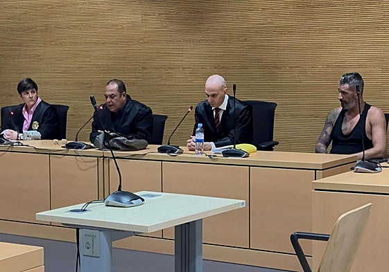 El acusado, Ubay A.A, en el juicio.