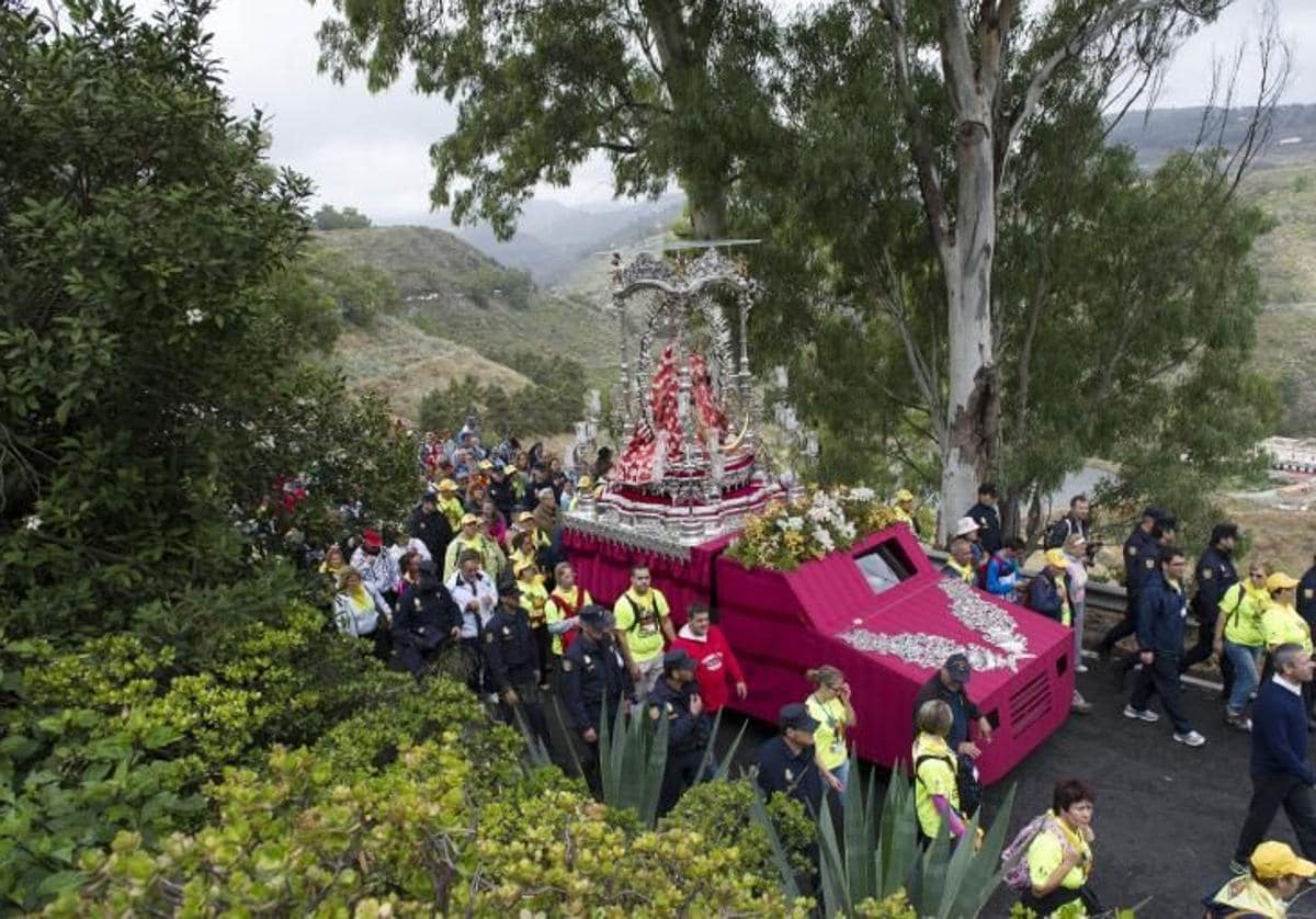 La Virgen del Pino visitará la capital, Telde y Vecindario del 31 de mayo al 15 de junio de 2025