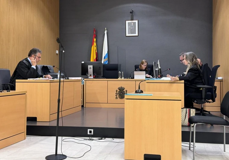 Imagen del juicio celebrado ante el Juzgado de lo Penal número 5 de Las Palmas de Gran Canaria.