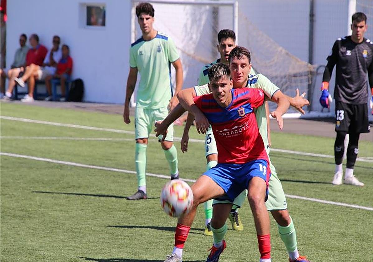 Imagen de archivo de un encuentro reciente de la UD Lanzarote.