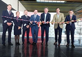 Imagen de la inauguración de la base de Norwegian Airlines en Gran Canaria.