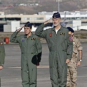 El rey asiste al Ejercicio Sirio 2024 en la base aérea de Gando