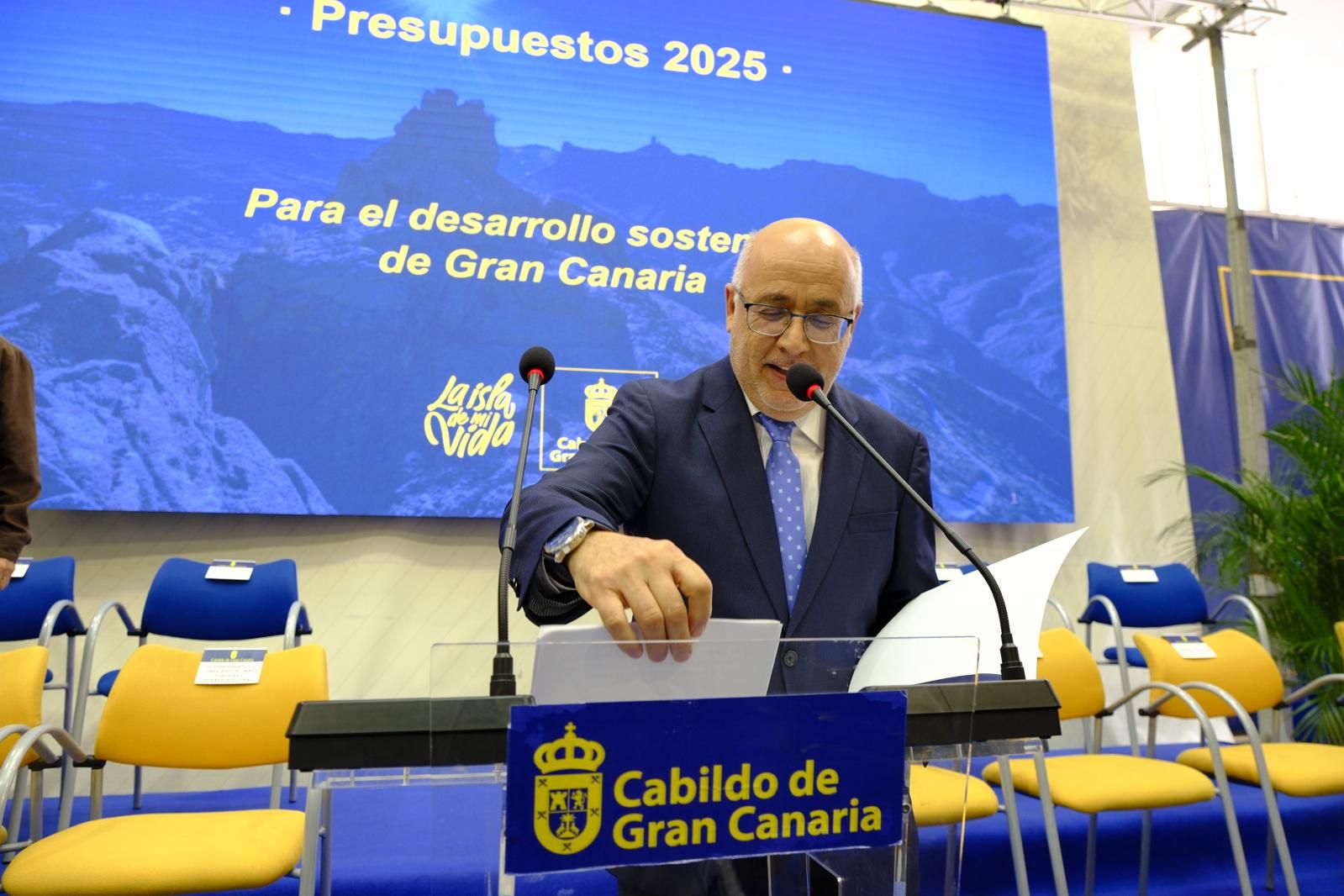Presentación de los presupuestos de 2025, en imágenes