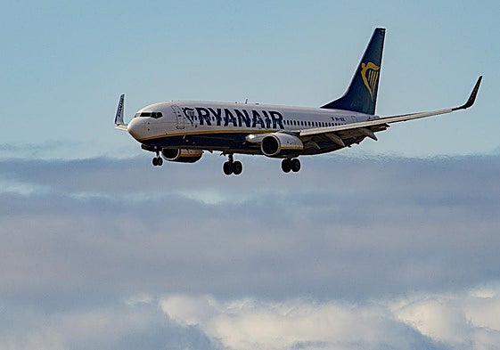 Imagen de archivo de un avión de Ryanair.