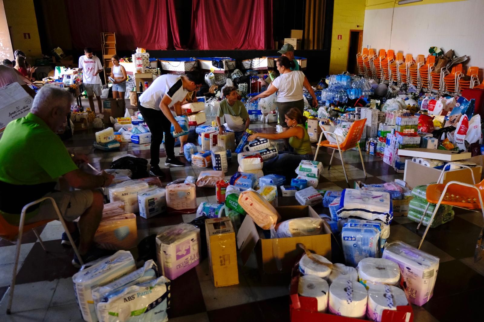 Las fotos de la recogida solidaria de La Isleta